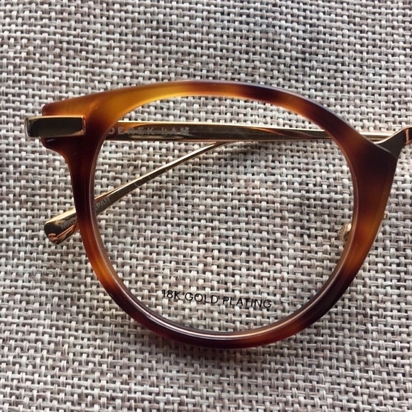 Derek Lam Gold Tortoise Glasses 281 Japan Japanese - Picture 4 of 7